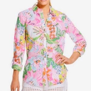 Lilly Pulitzer X Target Nosey Posey Floral Blouse